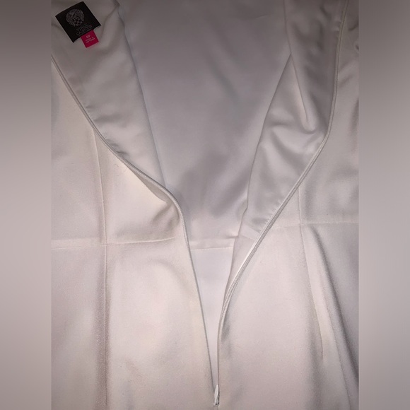 Vince Camuto White Dress, NWT Size 6P - Picture 8 of 14